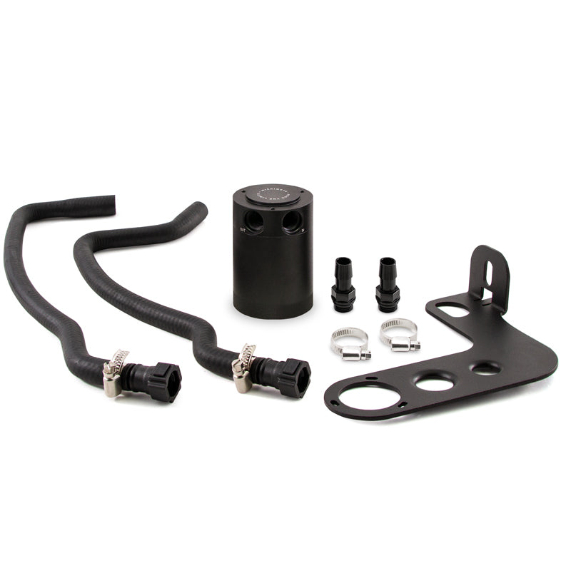 Mishimoto 10-15 Chevrolet Camaro SS Baffled Oil Catch Can Kit - Black - DTX Performance