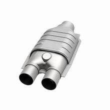 Load image into Gallery viewer, MagnaFlow Conv Univ 2inch Inlet/2.5inch Outlet Dual/Single Oval Shape - DTX Performance