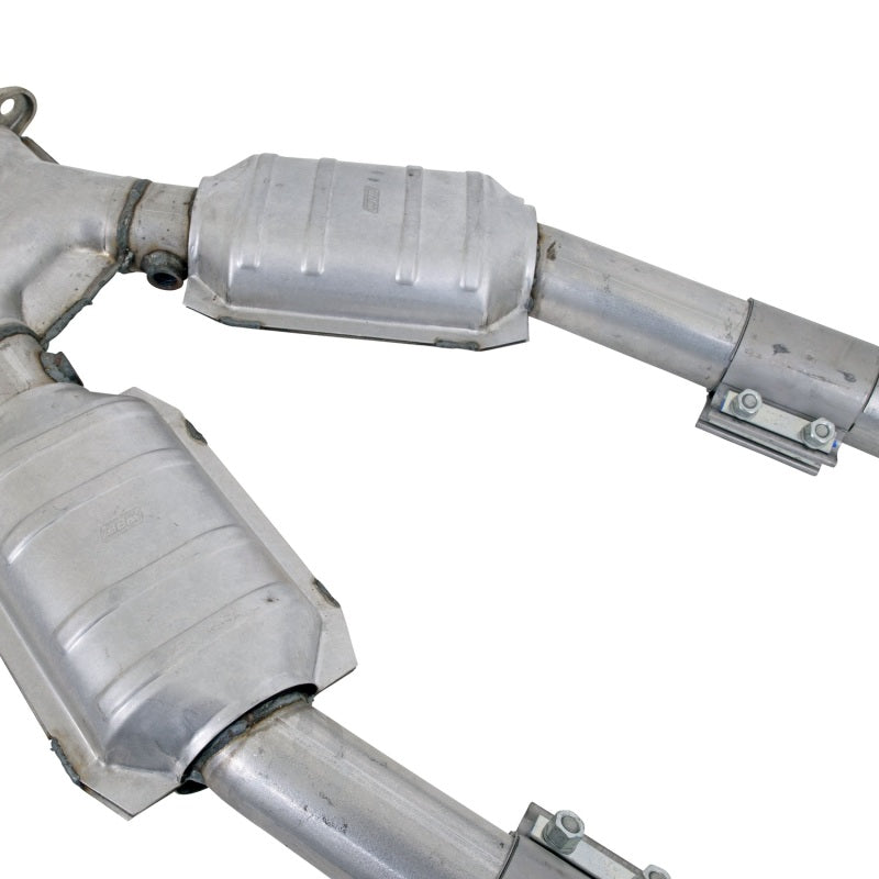 BBK 99-04 Mustang 4.6 GT / Cobra High Flow X Pipe With Catalytic Converters - 2-1/2 - DTX Performance