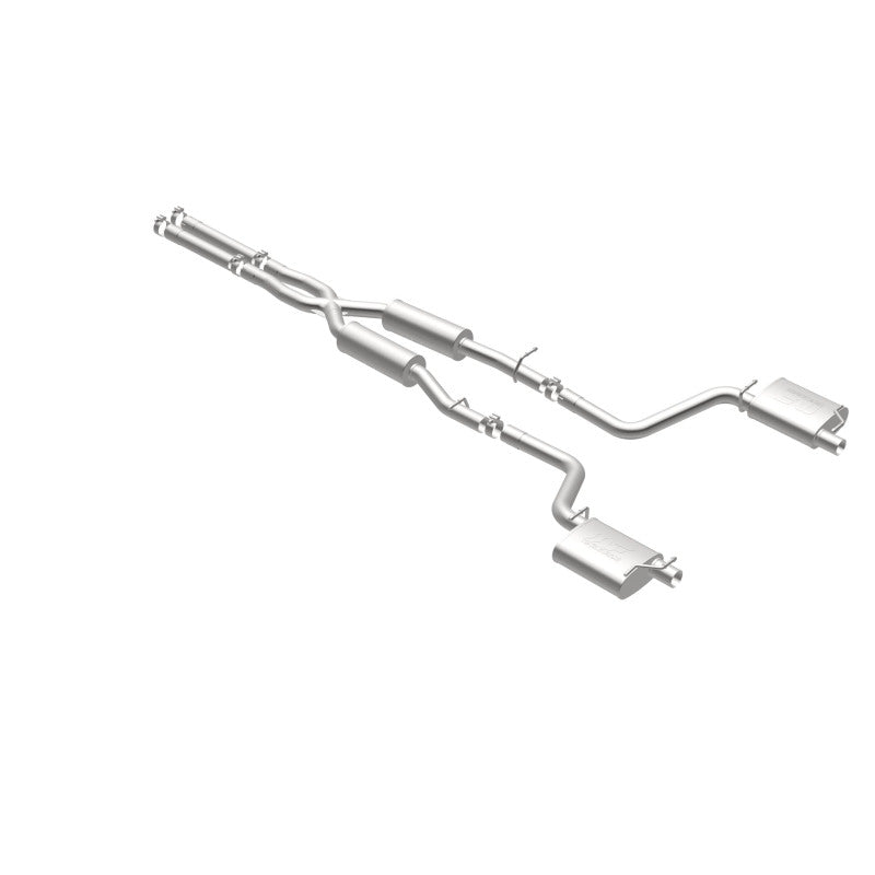 MagnaFlow Cat-Back SS 2.5in Dual Split Rear Exit (OEM Tips) 15-16 Dodge/Chrysler Charger/300 5.7L V8 - DTX Performance