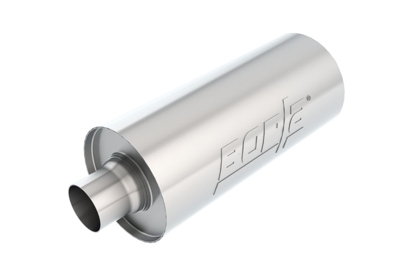 Borla Universal Performance 2.5in Inlet/Outlet Stainless Racing Muffler - DTX Performance