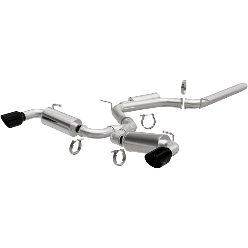 MagnaFlow 22-23 VW GTI NEO Cat-Back Exhaust Black Chrome - DTX Performance