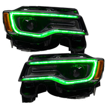 Load image into Gallery viewer, Oracle 14-21 Jeep Grand Cherokee Dynamic Headlight DRL Upgrade Kit - ColorSHIFT - Dynamic - DTX Performance