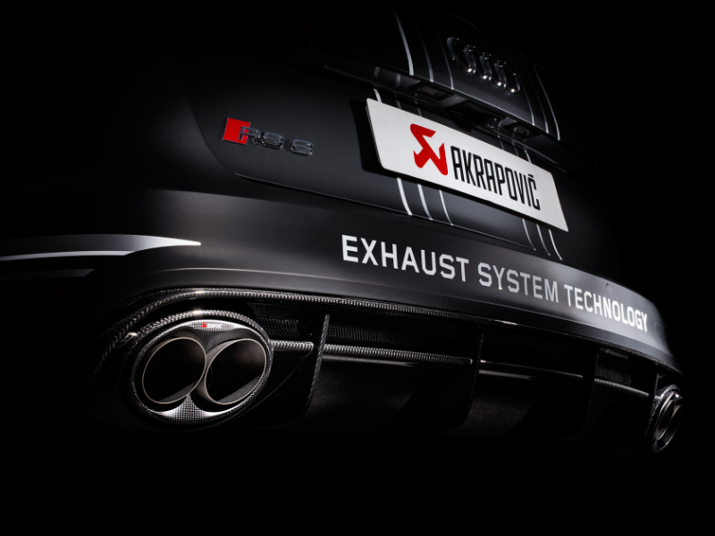 Akrapovic 14-17 Audi RS6 Avant (C7) Evolution Line Cat Back (Titanium) w/ Carbon Tips - DTX Performance