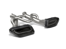 Load image into Gallery viewer, Akrapovic 14-17 McLaren 650S/650S Spyder Slip-On Line (Titanium) w/ Carbon Tips - DTX Performance