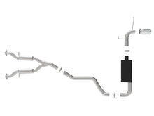 Load image into Gallery viewer, aFe Large Bore HD 3in 304 SS Cat-Back Exhaust w/ Polished Tips 14-19 Jeep Grand Cherokee V6-3.6L - DTX Performance