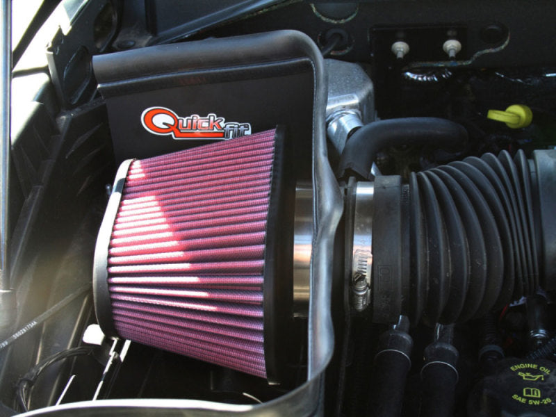 Airaid 05-11 Dodge Dakota/06-09 Mitsu Raider 3.7/4.7L CAD Intake System w/o Tube (Oiled / Red Media) - DTX Performance