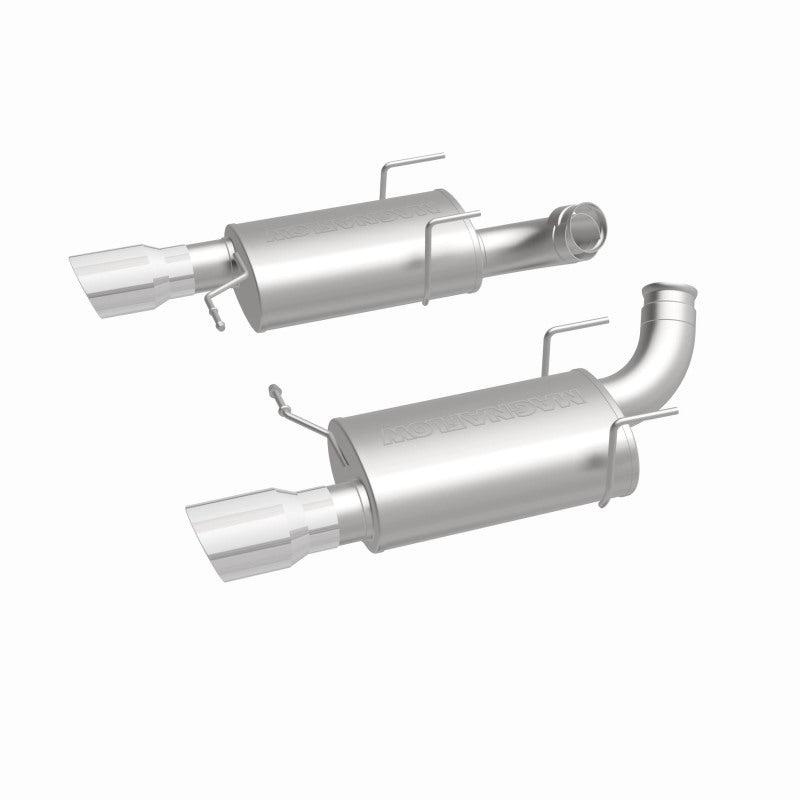 MagnaFlow 13 Ford Mustang V8 5.0L Dual Split Rear Exit Stainless Cat Back Performance Exhaust - DTX Performance