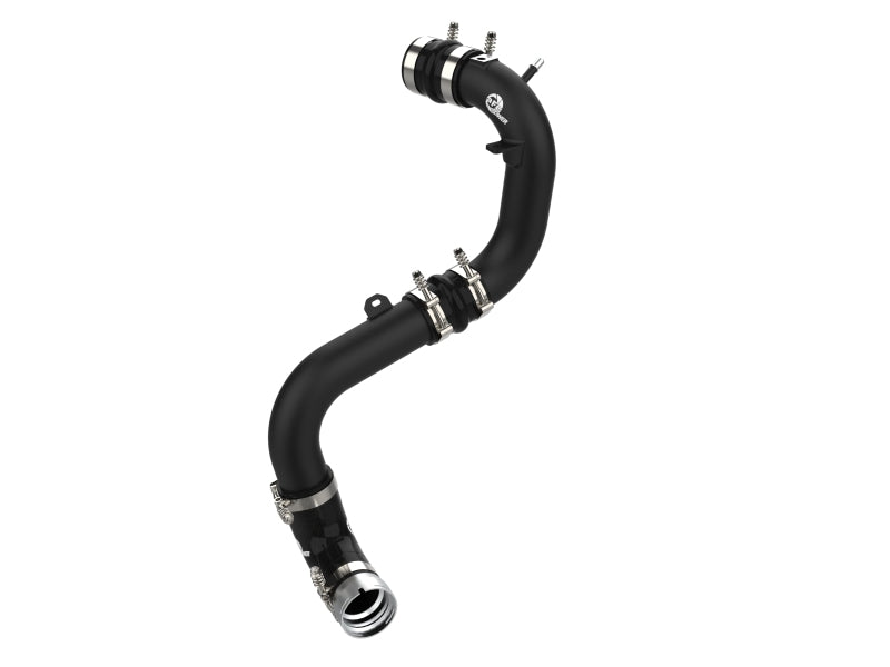 aFe 21-22 Ford Bronco V6-2.7Ltt BladeRunner 2.75in Alum Cold Charge Pipe - Black - DTX Performance