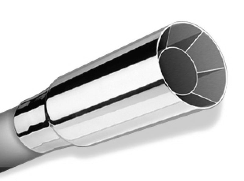 Borla Universal Polished Tip Single Round Intercooled (inlet 2 1/4in. Outlet 2 1/2in) - DTX Performance