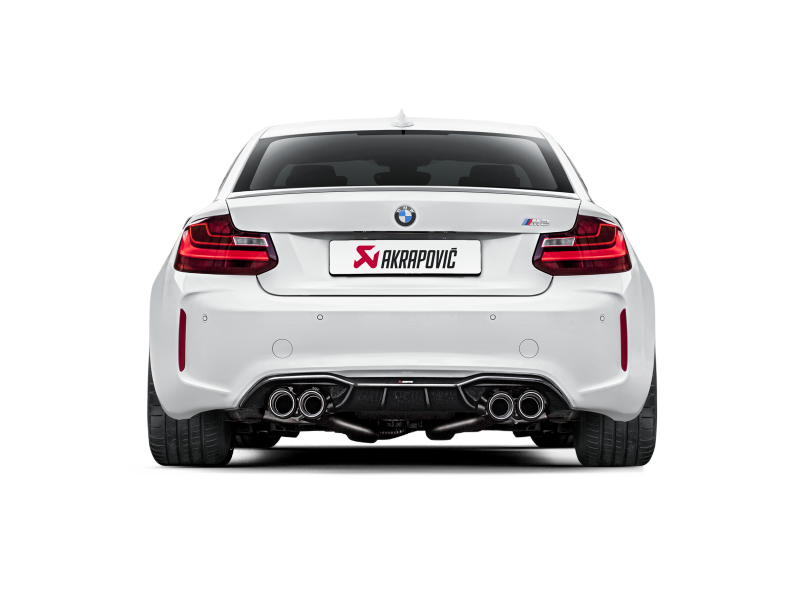 Akrapovic 16-17 BMW M2 F87 (Excl M2 Competition) Evolution Line Cat Back (Titanium) w/Carbon Tips - DTX Performance