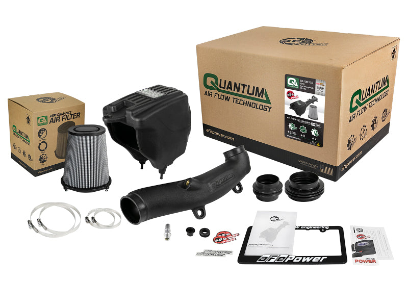 aFe Quantum Pro Dry S Cold Air Intake System 18-19 Jeep Wrangler (JL) V6-3.6L - DTX Performance