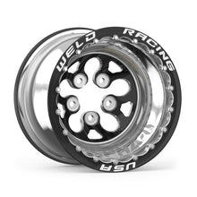 Load image into Gallery viewer, Weld Alpha-1 15x12 / 5x4.5 BP / 5in. BS Black Wheel - Black Double Beadlock MT - DTX Performance