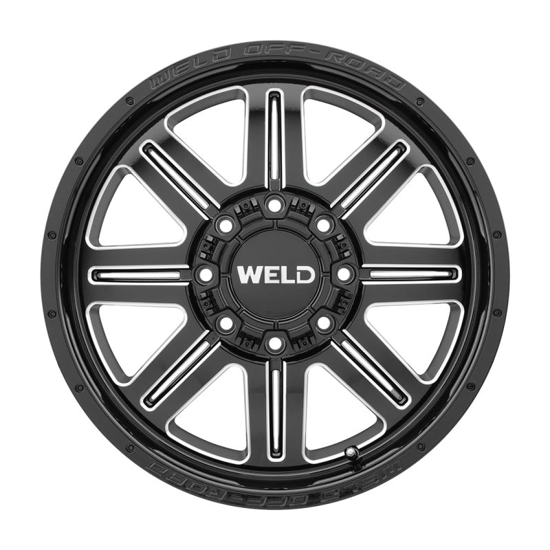 Weld Off-Road W143 18X10 Chasm 8X170 ET-18 BS4.75 Gloss Black MIL Windows 125.1 - DTX Performance