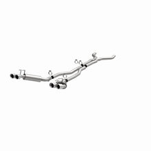 Load image into Gallery viewer, MagnaFlow 13 Chevy Camaro V8 6.2L S/C Quad Split Rear Exit Cat Back Perf Exhaust - DTX Performance