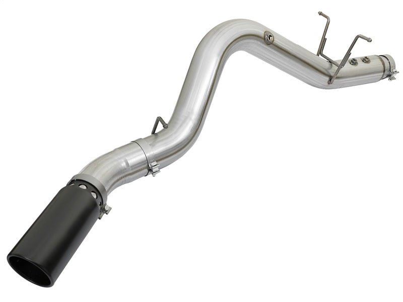 aFe ATLAS 5in DPF-Back Aluminized Steel Exhaust System GM Diesel Trucks 2017 V8 6.6L (td) L5P - DTX Performance