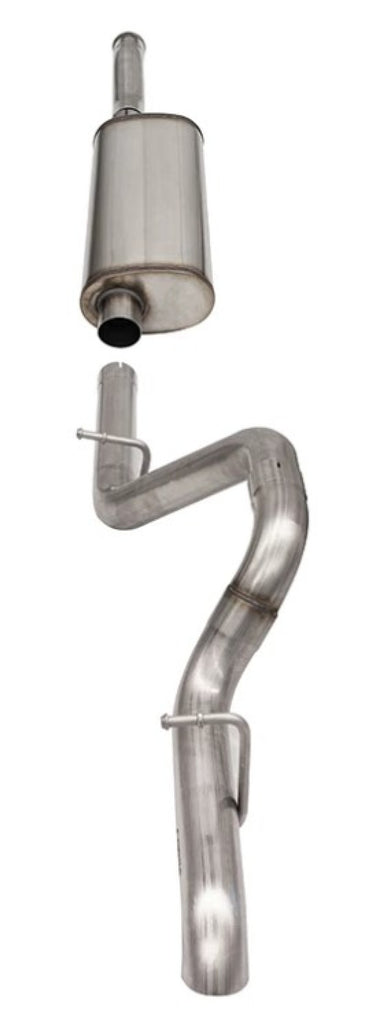 Corsa 18-21 Jeep Wrangler JLU 3.6L Sport 2.75in Cat-Back Exhaust w/ Turn Down Tip - DTX Performance