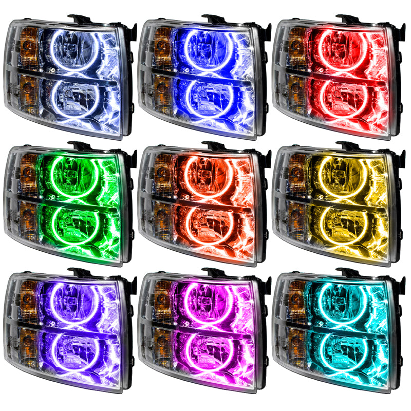 Oracle 07-13 Chevrolet Silverado SMD HL - Round Style - ColorSHIFT w/o Controller - DTX Performance