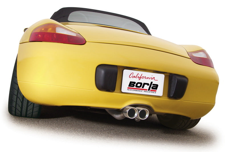 Borla 00-04 Porsche Boxster 3.2L 6cyl MT SS Catback Exhaust - DTX Performance