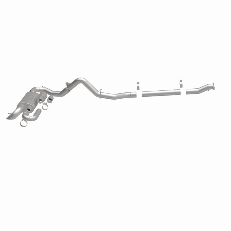 MagnaFlow 2021 Ford Bronco Overland Series Cat-Back Exhaust w/ Single Straight Driver Exit- No Tip - DTX Performance