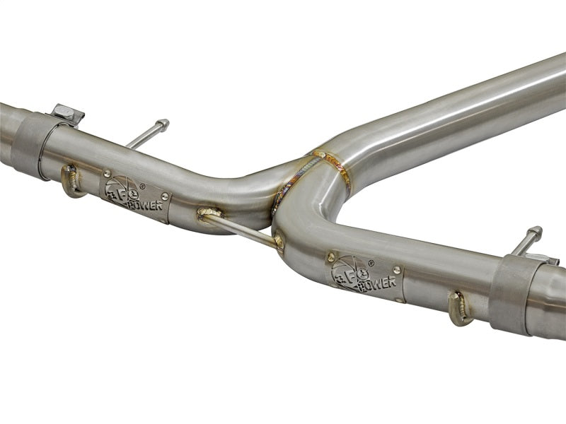 aFe POWER Takeda 16-17 Honda Civic I4-1.5L (t) 2.25-2.5in 304 SS CB Dual-Exit Exhaust Polish Tip - DTX Performance