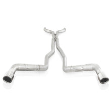 Load image into Gallery viewer, Stainless Works 10-15 Camaro 6.2L 3in Dual Chambered Catback System X-Pipe Factory Connect - DTX Performance