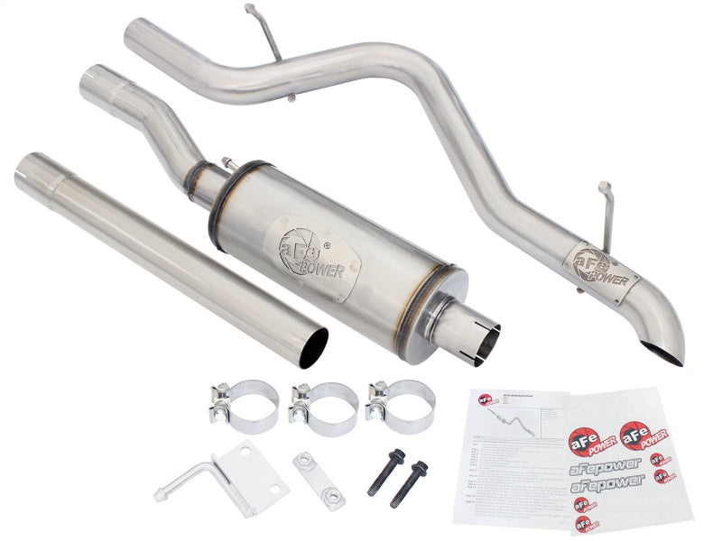 aFe MACHForce XP 2.5in SS-409 Cat-Back Exhaust 07-16 Jeep Wrangler (JK) V6-3.6L/3.8L (2-4 Door) - DTX Performance