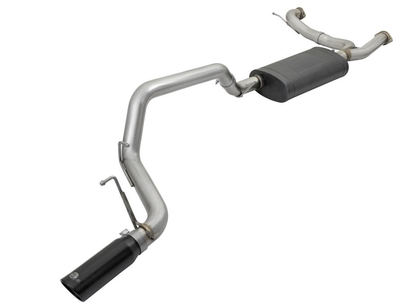 aFe MACHForce XP 3in 304 SS Cat-Back Exhausts w/ Black Tips 10-17 Nissan Patrol (Y62) V8-5.6L - DTX Performance