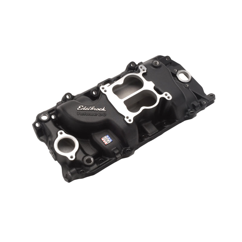 Edelbrock Intake Manifold Perf BBC 2-0 Black - DTX Performance