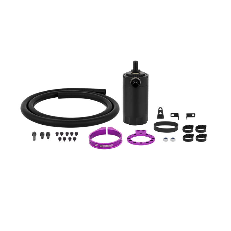 Mishimoto Universal Baffled Oil Catch Can - Purple - DTX Performance