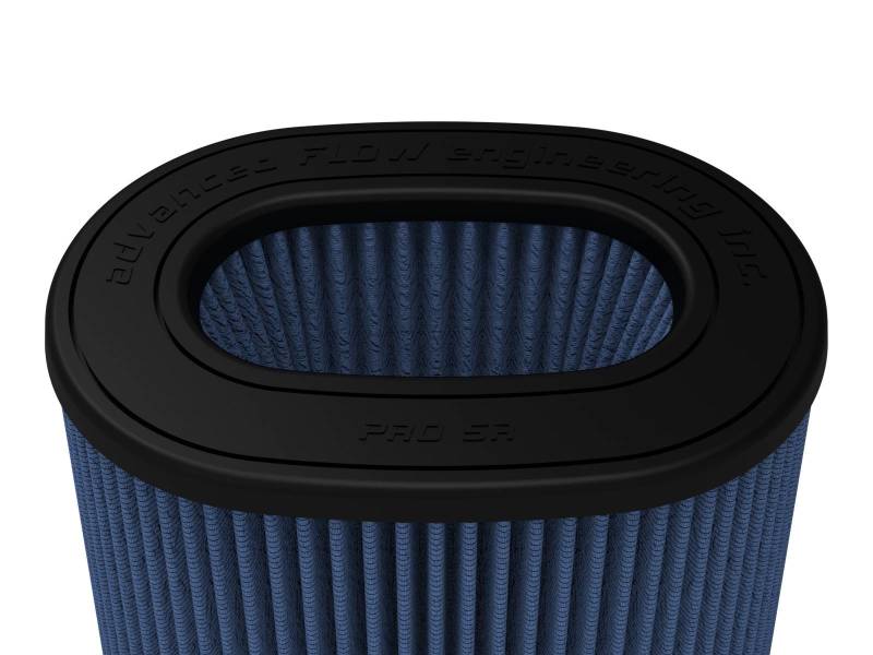 aFe MagnumFLOW Pro 5R Air Filter (6-3/4 x 4-3/4)in F x (8-1/2 x 6-1/2)in B x (7-1/4 x 5)in T - DTX Performance