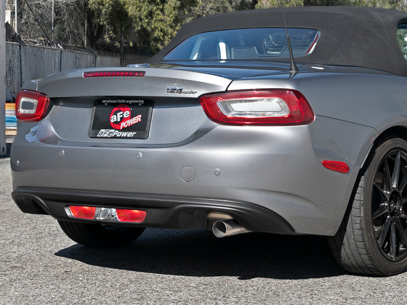 AFE FIAT 124 Spider I4-1.4L (t) Mach Force-Xp 2-1/2 In 304 Stainless Steel Axle-Back Exhaust - DTX Performance