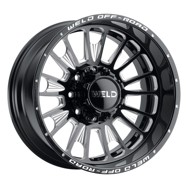 Weld Off-Road W121 20X10 Scorch 8X180 ET-18 BS4.75 Gloss Black MIL 124.3 - DTX Performance