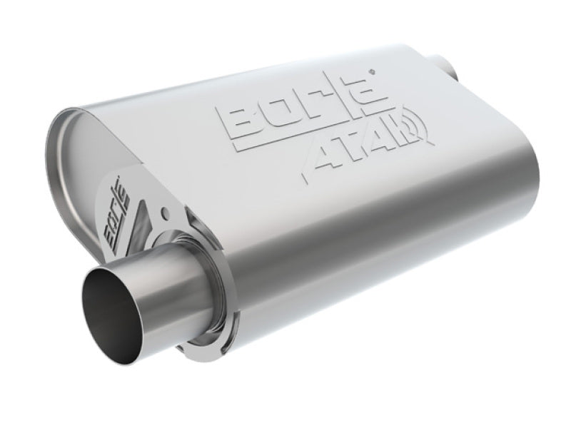 Borla CrateMuffler LS3 ATAK 2.5in Offset/Offset 14inx4.35inx9in Muffler - DTX Performance