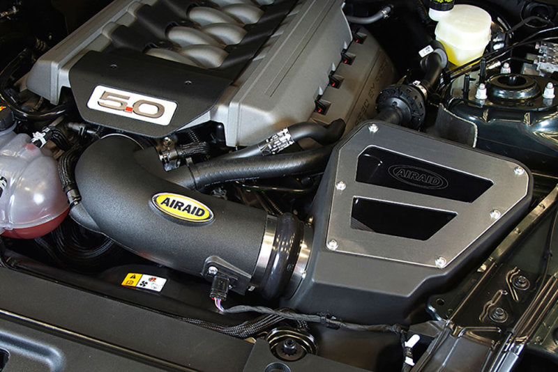 Airaid 2015 Ford Mustang 5.0L V8 Intake System (Dry / Black Media) - DTX Performance