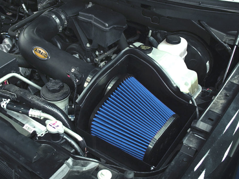 Airaid 2010 Ford F-150 Raptor 5.4L CAD Intake System w/ Tube (Dry / Blue Media) - DTX Performance