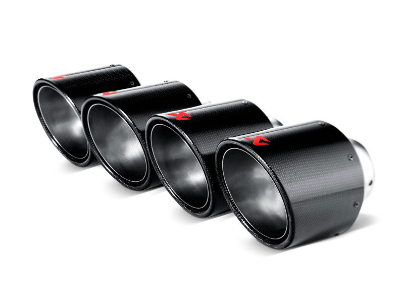 Akrapovic 06-13 Chevrolet Corvette ZO6/ZR1 (C6) Tail Pipe Set (Carbon 115 mm) - DTX Performance