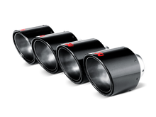 Load image into Gallery viewer, Akrapovic 06-13 Chevrolet Corvette ZO6/ZR1 (C6) Tail Pipe Set (Carbon 115 mm) - DTX Performance