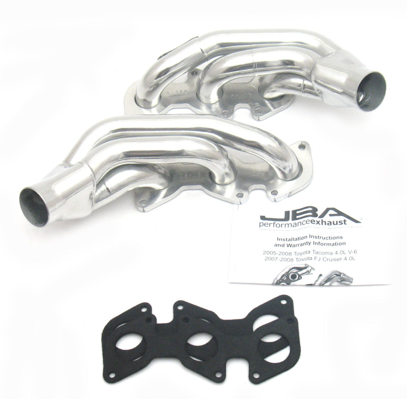 JBA 03-09 Toyota 4.0L V6 w/o A.I.R. 1-1/2in Primary Silver Ctd Cat4Ward Header - DTX Performance