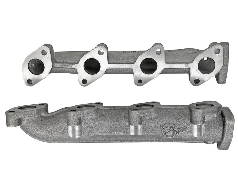 aFe BladeRunner Ported Ductile Iron Exhaust Manifold 08-10 Ford Diesel Trucks V8 6.4L (td) - DTX Performance