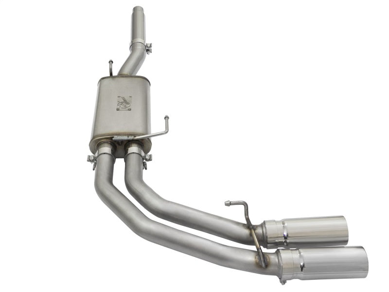 aFe Rebel Exhausts Cat-Back SS Ford F-150 04-08 V8 4.6/5.4L w/ Polished Tips - DTX Performance