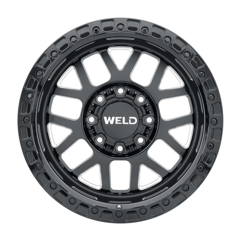 Weld Off-Road W105 20X9 Cinch 8X170 ET00 BS5.00 Gloss Black MIL / Gloss Black 125.1 - DTX Performance