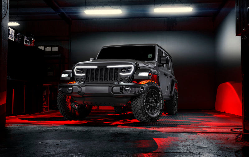 Oracle VECTOR Series Full LED Grille - Jeep Wrangler JL/JT - NA - DTX Performance