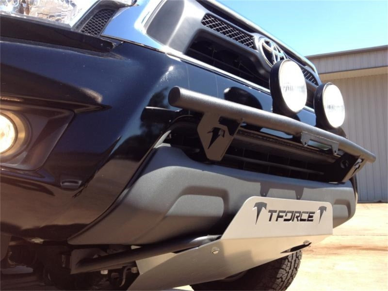 N-Fab Light Bar 12-15 Toyota Tacoma - Gloss Black - Light Tabs w/o License Plate Tabs - DTX Performance