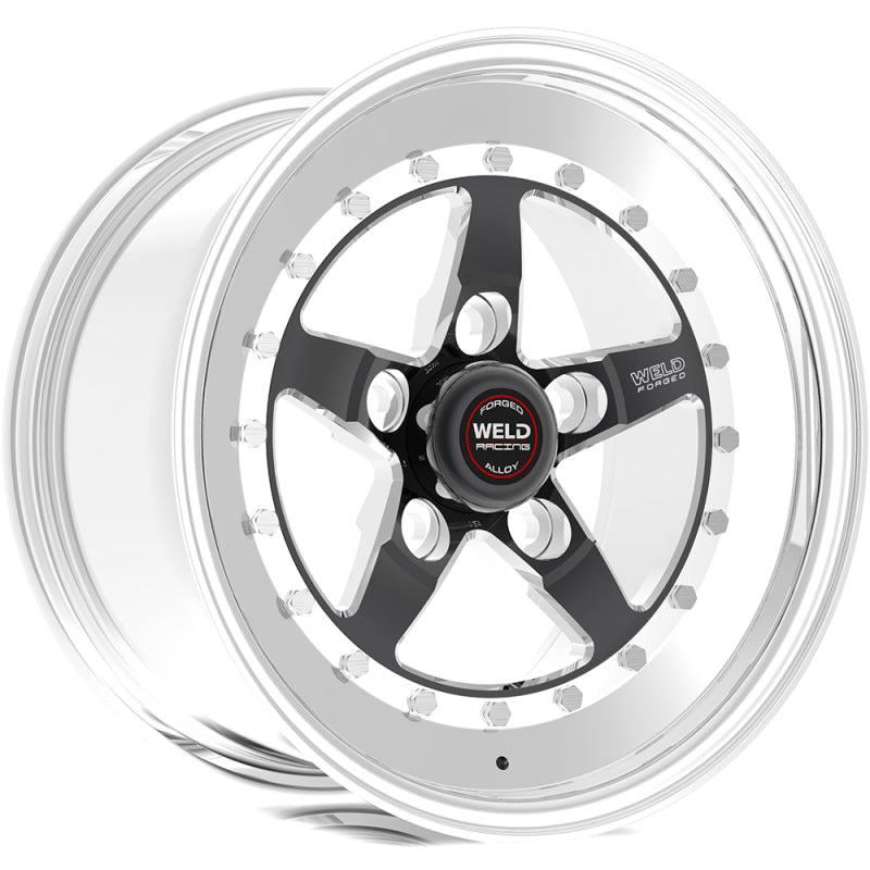 Weld Weldstar 15x10 / 5x4.75 BP / 7.5in. BS Black Wheel - Non-Beadlock - DTX Performance