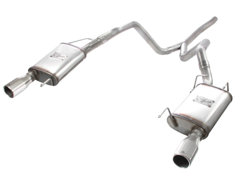 aFe MACHForce XP 05-09 Ford Mustang V6 4.0L 2-1/2in. 409 SS Cat-Back Exhaust - DTX Performance