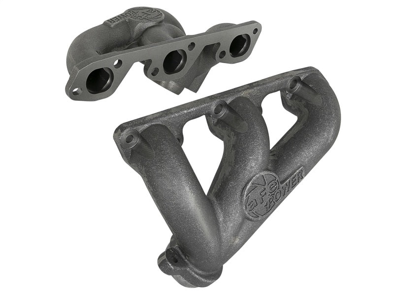 aFe BladeRunner Ported Ductile Iron Exhaust Manifold 07-11 Jeep Wrangler (JK) V6-3.8L - DTX Performance