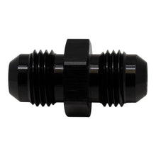 Load image into Gallery viewer, DeatschWerks 6AN Male Flare to 6AN Male Flare Coupler - Anodized Matte Black - DTX Performance