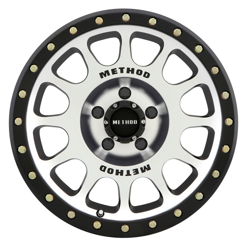 Method MR305 NV 17x8.5 0mm Offset 5x150 116.5mm CB Machined/Black Street Loc Wheel - DTX Performance