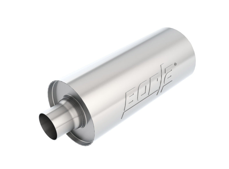 Borla Universal Performance 2.5in Inlet/Outlet Stainless Racing Muffler - DTX Performance